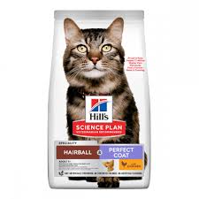 SP Hill's Hairball Control&Perfect Coat Chicken Feline 1,5kg