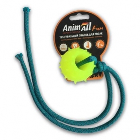 Animall ФАН 88181 Куля з канатом 4см, жовта