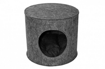  Hutka Пуфік №2 40*40*35 сірий