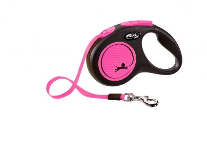 Flexi NEW Neon Tape S 5m, рожева стрічка,15kg