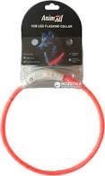 AnimAll Нашийник LED із зарядкою USB, червоний, 40-50см