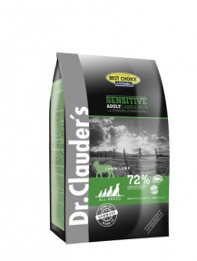 Dr.Clauder's Adult Sensitive All breed Lamb&Rice, сухий корм для всіх порід ягнят та рис, 4кг