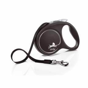  Flexi Black desing L 5m стрічка чорна 50kg