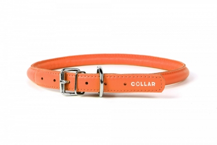 Collar Glamour ошийник круглий оранжевий XS 8мм/20-25смк