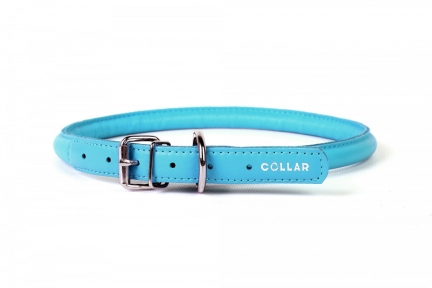 Collar Glamour нашийник круглий XS 8мм\20-25см блакитний