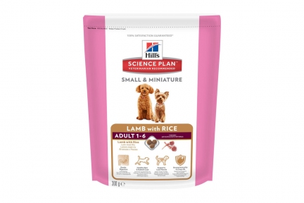 Hill's Adult Small&Miniature Lamb&Rise 300g