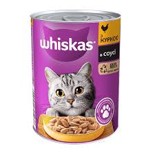 Whiskas 400g конс курей у соусі