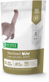 Nature's Sterilised Adult Повноцінний корм для дорослих котів після стерилізації 400g