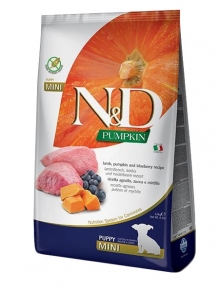 Farmina N&D Grain Fre Pumpkin lamb blueberry puppy mini 7gr