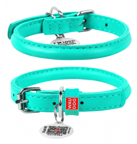Collar Glamour ошийник круглий XS 17-20см ментоловий