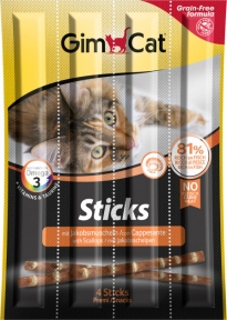 Gimpet Stick Ласощі палички слососем та гребінцями 4st