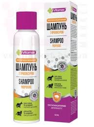 Vitomax Шампунь протипаразитарний з пропоксуром, для тварин, 150мл
