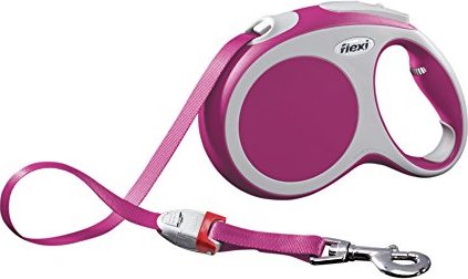 Flexi Vario 5m, стрічка, рожевий 60kg