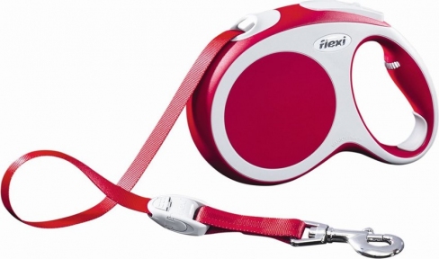 Flexi Vario 5m, стрічка, червоний 25kg