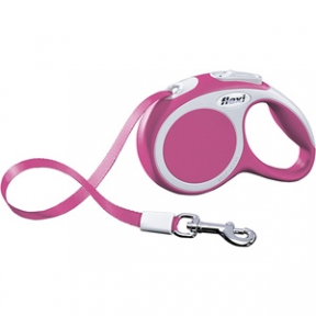 Flexi Vario 5m, стрічка, рожевий 12kg