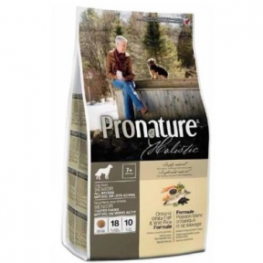 Pronature Holistic з океанічною білою рибою та диким рисом сухий холистик корм для собак 2,72 кг