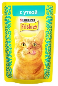 Purina Friskies Вологий корм у підливі з качкою 100г