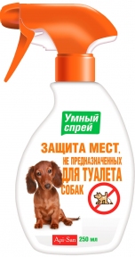 Api-San Розумний Спрей Захист місць не призначених для туалету собака 200мл