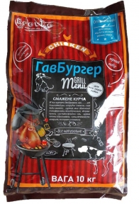 ГавБургер Chiken, оптимальный корм для собак и щенков от 6 месяцев, курица, 10кг