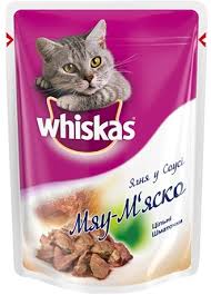 Whiskas Мур-р-М'яско 85g Ягня в соусі