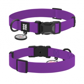  Collar WAUDOG нашийник Magnet водостійкий L ш-25мм дов-34-49 см фіолетовий