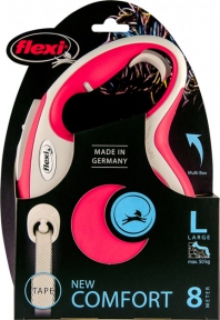  Flexi New Comfort L, 8 m стрічка, червоний 50 kg