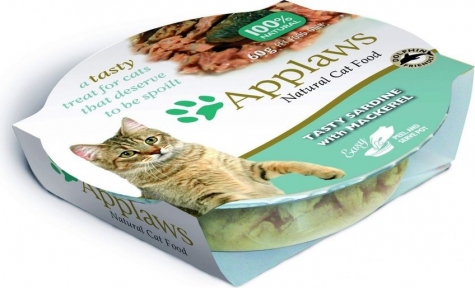 Applaws Cat TastySardine with MarkerelPots 60g