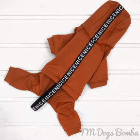 DOGS BOMBA Костюм Nice помаранчевий 3, 26-28 см