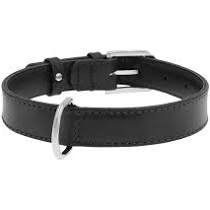 Collar Glamour нашийник без прикрас M 25мм 38-49см чорний