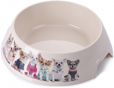 Animall Миска для тварин пластм із принтом, XL, 28*27*8, 1.7л