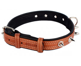  Collar Soft нашийник з шипами коричневий верх 20мм/30-39см