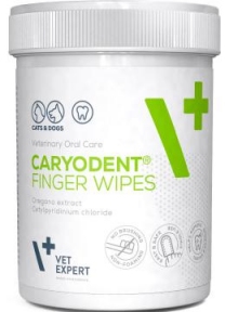 VetExpert Caryodent серветки для чищення зубів 50шт