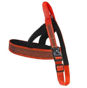 Croci Hiking Antishock, шлейка для собак, регульована, червона, нейлон, 1,5*54-60см