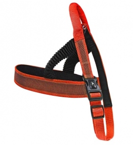 Croci Hiking Antishock, шлейка для собак, регульована, червона, нейлон, 3,8*90-100см