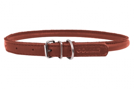 Collar SOFT нашийник для довгошерстих собак коричневий 13мм/45-53см