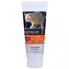 Nutri-Vet Hairball ВИВЕДЕННЯ ШЕРСТИ добавка для кішок, гель, 89 мл