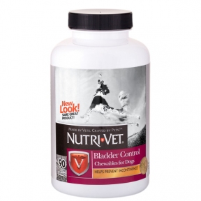Nutri-Vet Bladder Control обавка для собак від нетримання сечі, 90 табл.