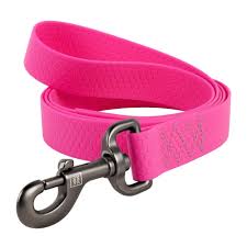 Collar WAUDOG Waterproof повідець водостійкий, (ш - 20мм, дл - 122см), рожевий