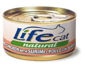 LifeCat Курка з крабами70g