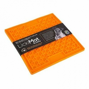 Lickimat Buddy Original, інтерактивна годівниця для тварин, бірюзова/помаранчева
