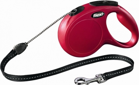  Flexi NEW Classic 5m, трос, рожевий 20kg