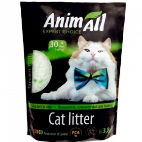 AnimAll наповнювач силікагель Кристали смарагду для котів, 3.8л