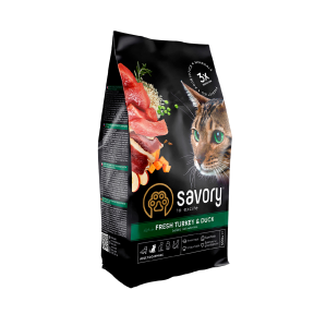Savory Adult Cat Gourmand Fresh Turkey*Duck 0.4kg