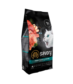 Savory Kitten Chicken witth Fresh Turkey 2kg