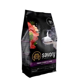 Savory Medium Breed rich у Fresh Turkey*Lamb 1kg