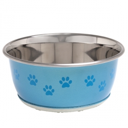 Karlie-Flamingo Bowl Selecta+Paw миска з лапою для собак/котів нержавіюча сталь 13см 350мл