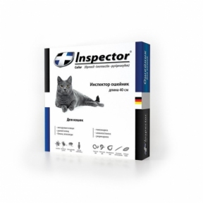 Inspector нашийник від зовнішніх і внутрішніх паразитів для котів 40см