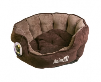 Animall Лежак для тварин Royal M Velours Chokolate, 53*47*21см