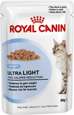 Royal Canin ULTRA LIGHT (У СОУСІ) ВОЛОГИЙ КОРМ ДЛЯ КІШОК, СКЛОННИХ ДО ПОВНОТИ 85g