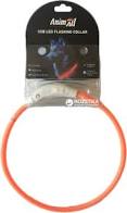 AnimAll Нашийник LED із зарядкою USB, помаранчевий, 70см